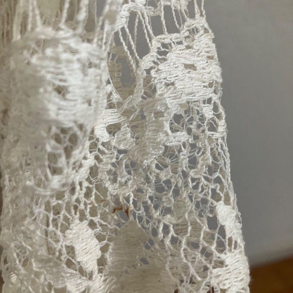 Vintage Ivory Lace Dress 1960s ILGWU - Picture 12 of 16